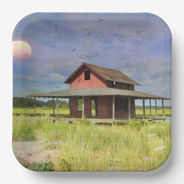 Plato De Papel Isla de Grass (Anverso)