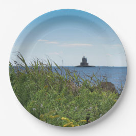 Plato De Papel Isla de los Pescadores - Race Rock Light - Placas