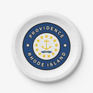 Plato De Papel Isla Providence Rhode