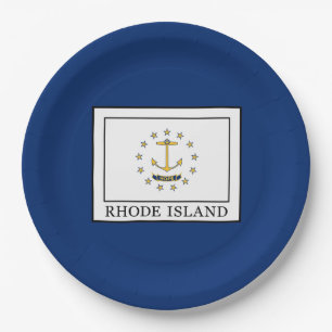 Plato De Papel Isla Rhode