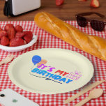 PLATO DE PAPEL IT´S MY BIRTHDAY TODAY<br><div class="desc">Get ready to spread sparkles and smiles! Balloons and gifts may involve wishing them a happy birthday,  singing them a birthday song,  or giving them gifts or special attention.</div>