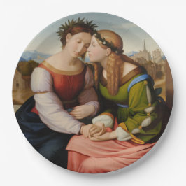 Plato De Papel Italia y Alemania (Italia y Alemania como hermanas