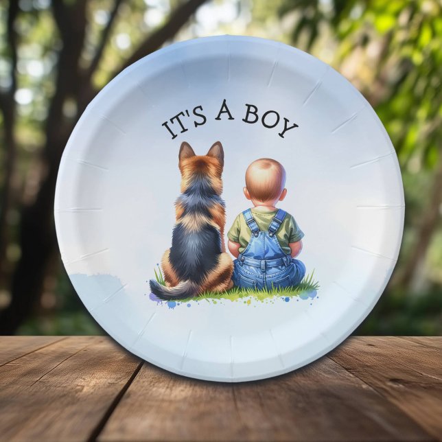 Plato De Papel It's a Boy! | BABY SHOWER (Subido por el creador)