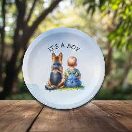 Plato De Papel It's a Boy! | BABY SHOWER