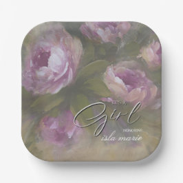 Plato De Papel It's A Girl