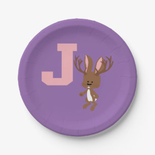 Plato De Papel J es para Jackalope