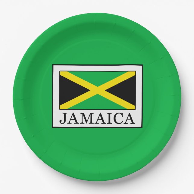 Plato De Papel Jamaica (Anverso)