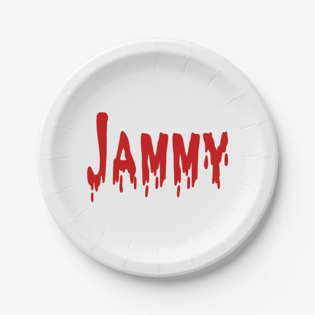 Plato De Papel Jammy (Anverso)
