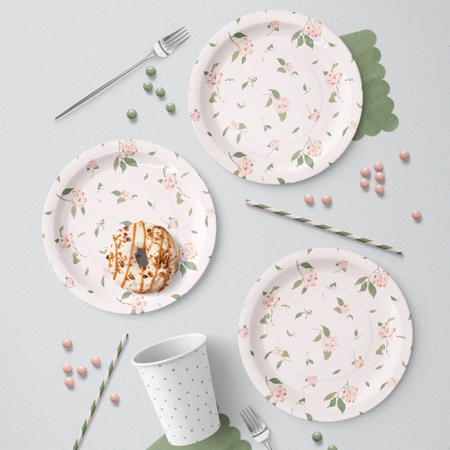 Plato De Papel Jardín de Camelia (Subido por el creador)