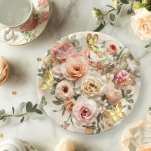 Jardín de Rosas Sonrojadas Fiestita de Té de Galen