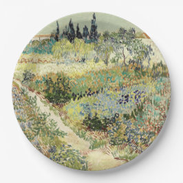 Plato De Papel Jardín Vincent Van Gogh en Arles