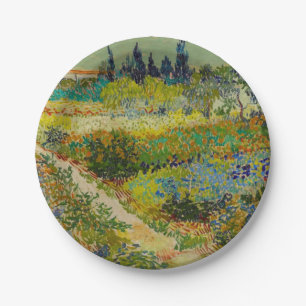 Plato De Papel Jardín Vincent Van Gogh en Arles