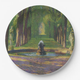 Plato De Papel Jardines del Palacio de Versalles (Francia)