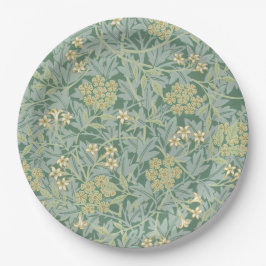 Plato De Papel Jasmine (por William Morris)