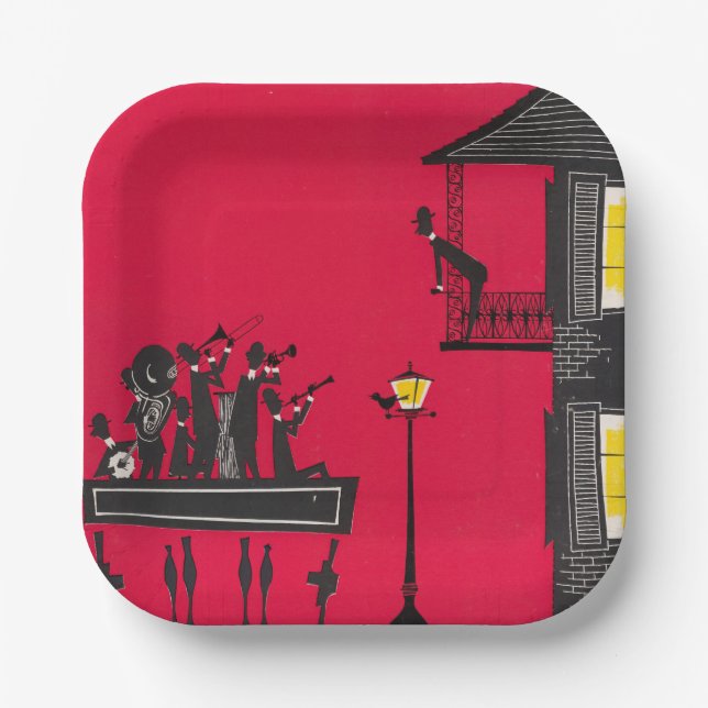 Plato De Papel Jazz (Anverso)