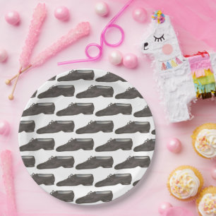 Plato De Papel Jazz Dance Shoppers Slippers Ballerina Dancer Clas