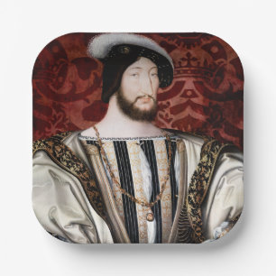 Plato De Papel Jean Clouet - Francois I, Rey de Francia
