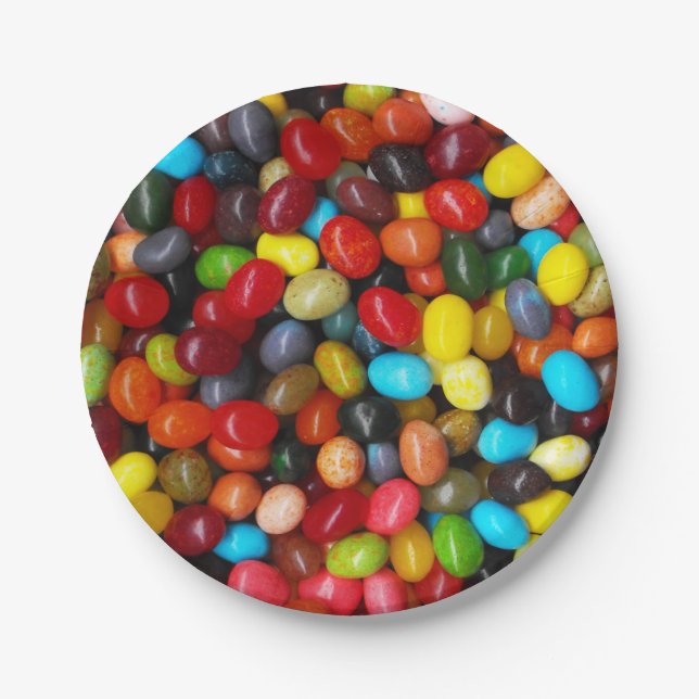 Plato De Papel Jelly Beans (Anverso)