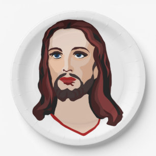 PLATO DE PAPEL JESUS CHRIST