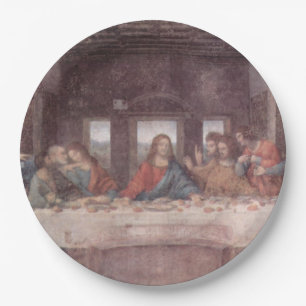 Plato De Papel Jesús "Yeshua" La última cena, Leonardo da Vinci