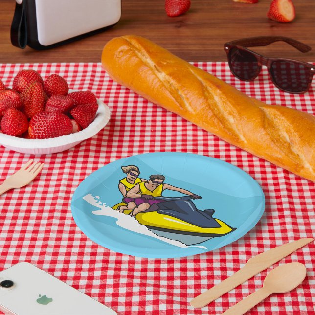 Plato De Papel Jetski Fun (Subido por el creador)