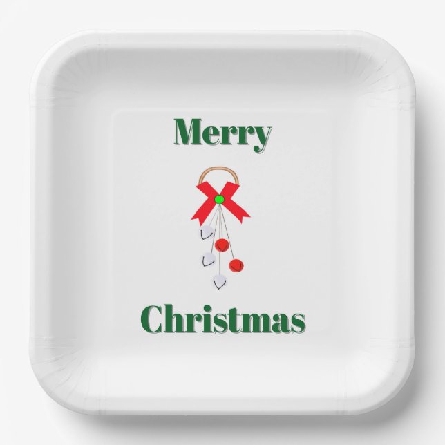 Plato de Papel Jingle Bells (Anverso)