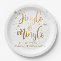Jingle y Mingle Holiday Napkins