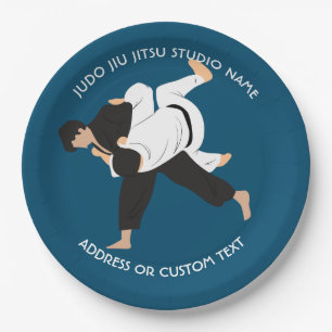 Plato De Papel Jiu Jitsu Judo Martial Arts Studio