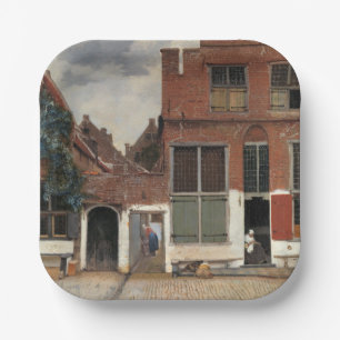 Plato De Papel Johannes Vermeer - Little Street