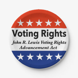 Plato De Papel John R. Lewis Voting Rights Advancement Act