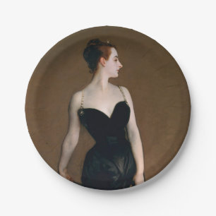 Plato De Papel John Singer Sargent Madame X Retrato Malhumorado