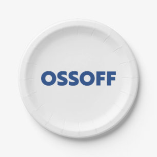 Plato De Papel Jon Ossoff segunda vuelta del Senado de Georgia az