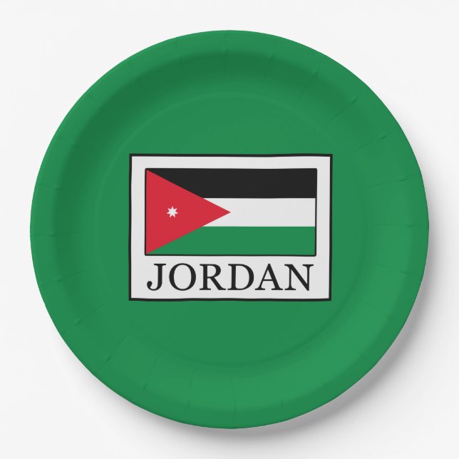 Plato De Papel Jordania (Anverso)