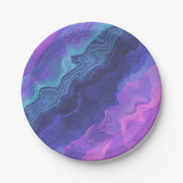 Plato De Papel joyeltone agate sombrío :