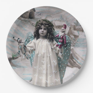 Plato De Papel Joyeux Noel