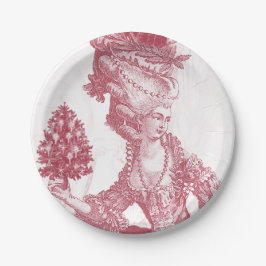 Plato De Papel Joyeux Noel Marie Antoinette french