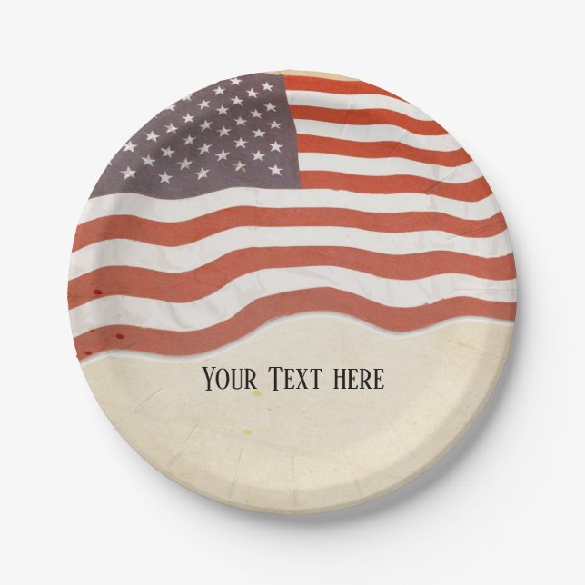 Plato De Papel Jubilación militar, ejército, fiesta de jubilación (Anverso)