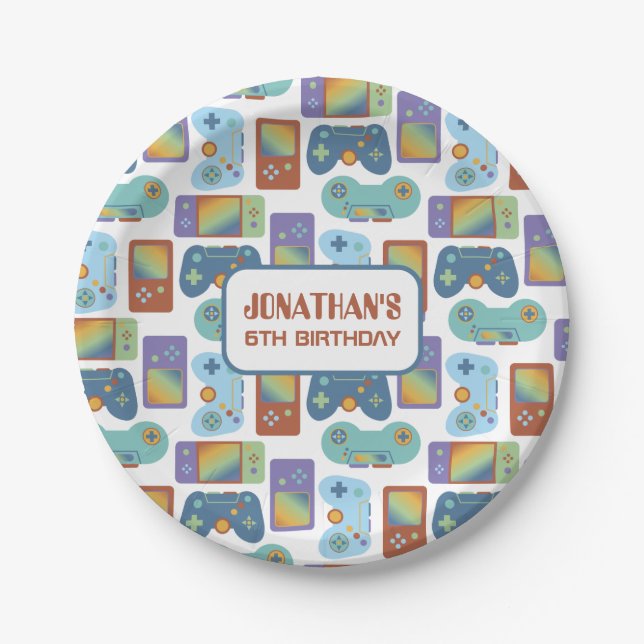 Plato De Papel Juego Activado  (Anverso)