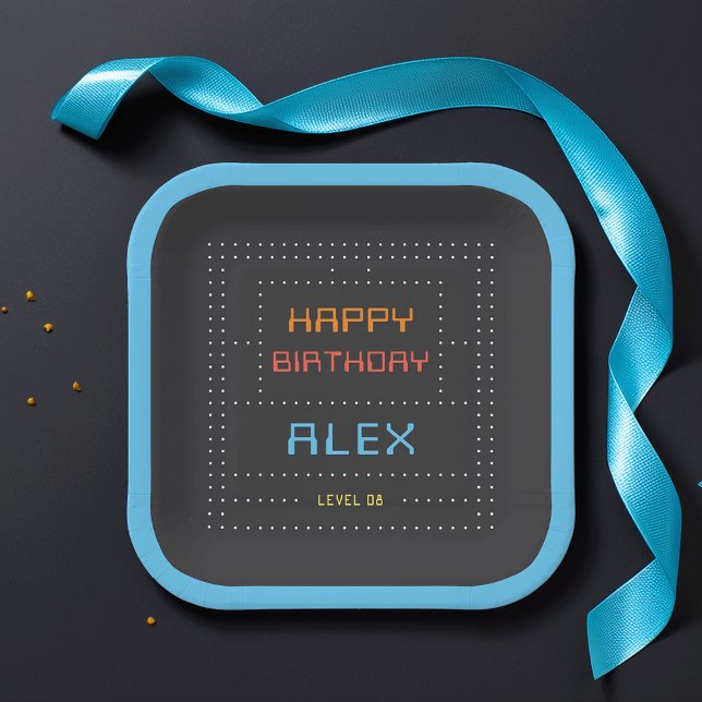 Plato De Papel Juego de Arcade Retro Niños Fiesta de cumpleaños (Subido por el creador)