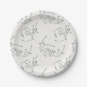 Plato De Papel Juego de aterrizaje de la estrella del pequeño fut