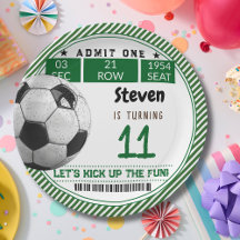 Juego de fútbol para cumpleaños de niños
