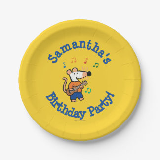 Plato De Papel Juego de Maisy y de los amigos en la banda