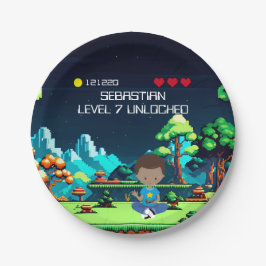 Plato De Papel Juego de Novedad divertida para ordenador Fiesta d