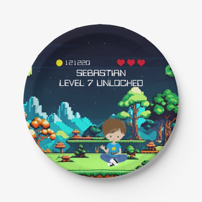 Plato De Papel Juego de Novedad divertida para ordenador Fiesta d (Anverso)