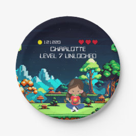 Plato De Papel Juego de Novedad divertida para ordenador Fiesta d