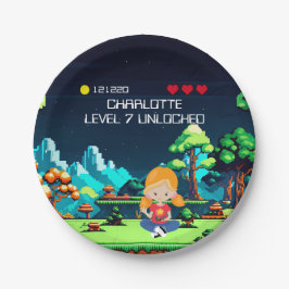 Plato De Papel Juego de Novedad divertida para ordenador Fiesta d