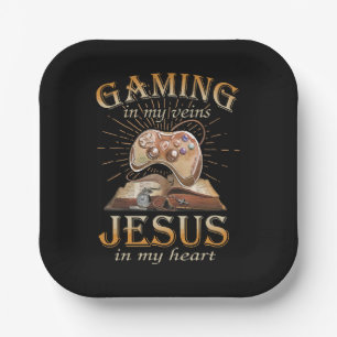 Plato De Papel Juegos en mis venas, Jesús en mi corazón