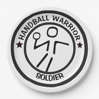 PLATO DE PAPEL JUGADOR ESTILIZADO DE MANPAD