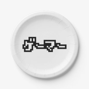 Plato De Papel Jugador japonés ゲ マ. Idioma japonés Nihongo