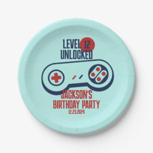 Plato De Papel Jugador nivel de juegos de video sin bloquear Cump